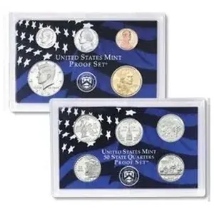 2000-S Proof Set - Clad, 10 Coins PR