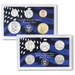 2001-S Proof Set - Clad, 10 Coins PR