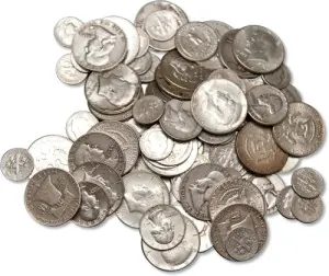 U.S Junk Silver Coins - Circulated 90% Silver Coins