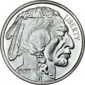 Sunshine Mint Silver Buffalo Round
